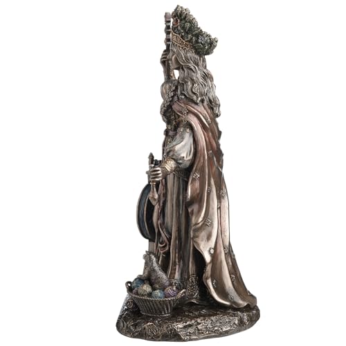 Estatua Mokosh Diosa Eslava Tierra Bronce Resina miniatura 2