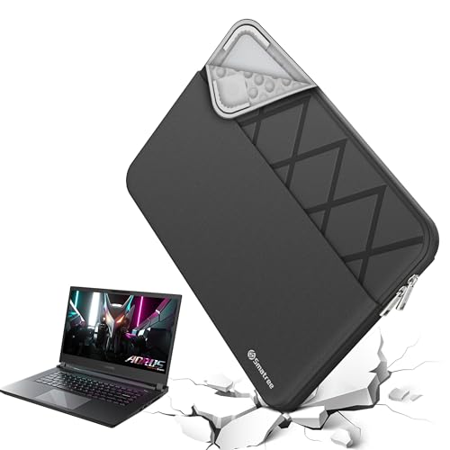 Smatree - Funda protectora para portátil de 17.3 pulgadas para GIGABYTE AERO 17 HDR XD/YD/XC/YC, AERO 17 KC, funda protectora para portátil con bolsillo para accesorios, cierre YKK, diseño patentado