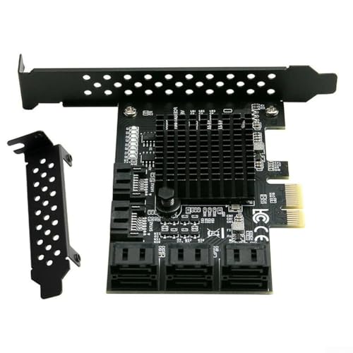 Tarjeta de expansion SATA controlador PCI-E de 8 puertos Marvell 88SE9215 Windows Linux 2
