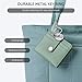 POIUGOYA Slim Wallet for Women,RFID Blocking Bifold Credit Card Holder with Zipper Coin Pocket,ID Window,Keychain