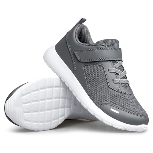 Image of Kids Shoes Toddler Boys Girls Running Sports Strap Sneakers | Children Breathable Casual Tennis Walking Athletic School Non-Slip Lightweight