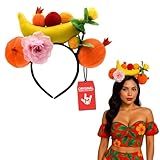Nicky Bigs Novelties Morph Fruit Hat, Fruit Headband, Fruits Costume Adult, Fruits Hair Accessories, Funny Hat, Crazy Hats, Silly Hats For Adults