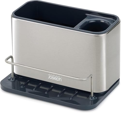 Joseph Joseph Surface Stainless Steel Sink Caddy Organizer Sponge Holder Kitchen Storage Silver by Joseph Joseph - Image 3