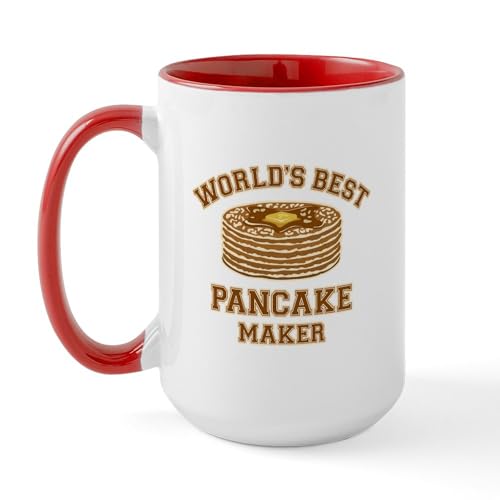 CafePress Best Pancake Maker Large Mug 15 oz (444 ml) Ceramic Coffee Mug