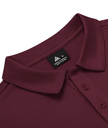 Teredier Polo Shirts For Men Tactical Polo Short Sleeve Moisture-Wicking Collared Work Polo Shirts With Pocket #TOP3