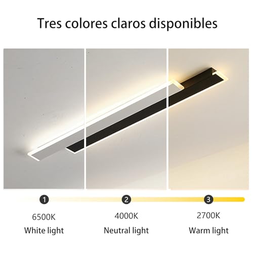 Plafonnier LED 3 températures de couleur en aluminium - 2