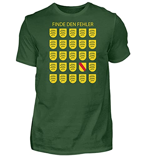 T-Shirt Haut de Gamme Finde den Fehler Vert XXXL en coton premium