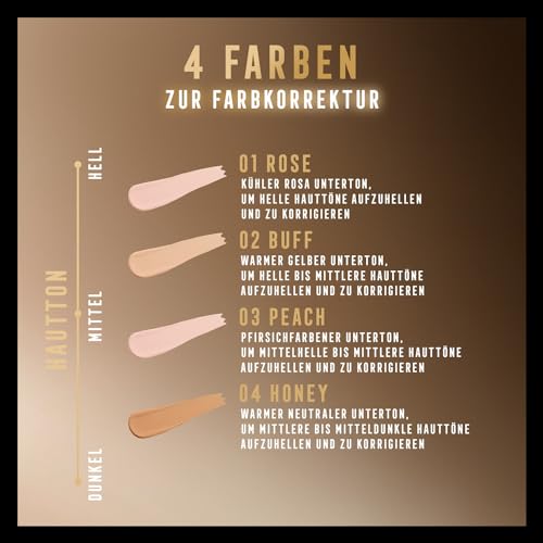 Max Factor Miracle Pure Eye Enhancer - Colour-Correcting Concealer - 02 - Buff, 10ml, Beige, 10 g (Pack of 1) - Image 3