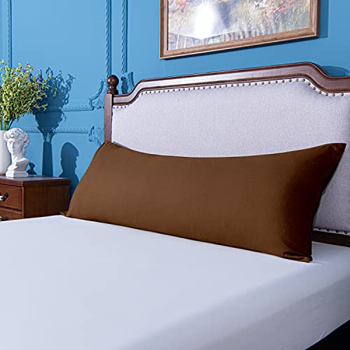 Image of NTBAY Body Microfiber Pillowcase, 1 Pack, 20 x 54, Brown