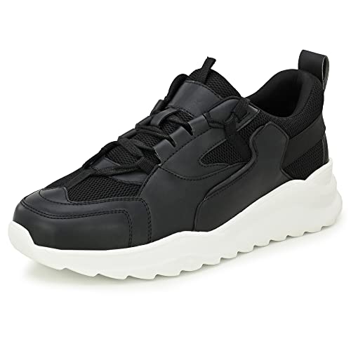 Image of Cruiser Mens Trainers Fashion Chunky Shoes| Lightweight Comfy Breathable Gym Sneakers | Walk Tall in Comfort - Block Heels for Day to Night |Comfortable Sports Footwear Casual (Dexter)