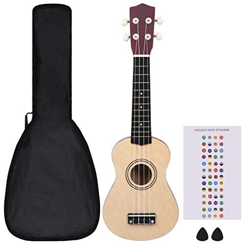 Ukulélé en tilleul, ensemble d’ukulélé soprano en bois clair 2 médiators moins de projection avec sac pour la… - Les Beatles, Paul McCartney, John Lennon, RIngo Starr, George Harrison Ukulélé en tilleul, ensemble d'ukulélé soprano en bois clair 2 médiators moins de projection avec sac pour la… – Image 5