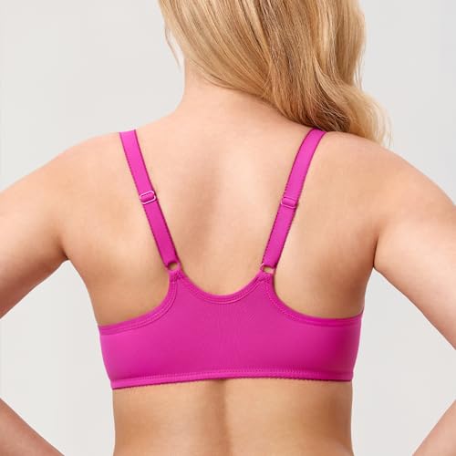 Image of DELIMIRA Women's Front Closure Racerback Plus Size Bra | Full Coverage, Supportive, Underwire, Plunge, No Padding Unlined