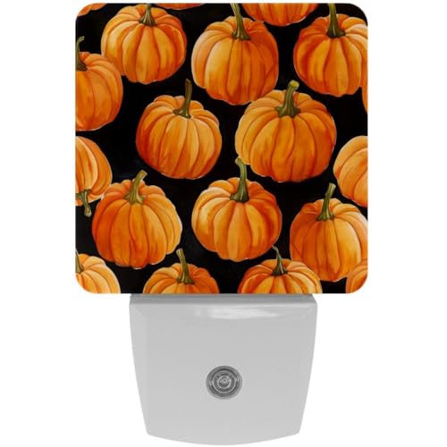 Lámparas de Noche LED Plug-in Pack 2 Calabazas Otoño