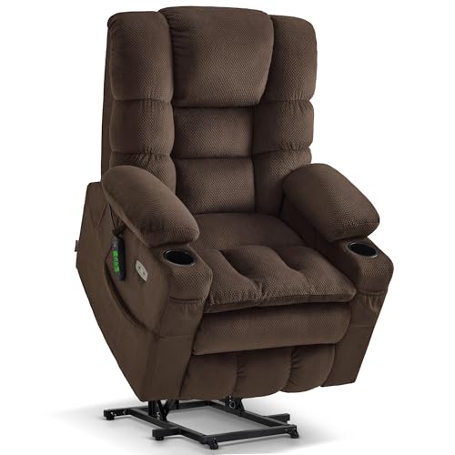 MCombo Large Triple Motor Power Lift Recliner Chair with Massage and Dual Heating, Adjustable...