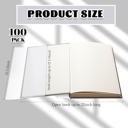 Couvertures de livre transparentes réglables ReliThick 29x53 cm plastifiées