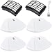 Techypro Shark Navigator Lift Away Filter Nv350 Sets, Fits Nv351, Nv352, Nv355, Nv356, Nv357, 1 Pre-Filter Foam & Felt and 1 Hepa Filter for Shark Part # Xff350 & # Xhf350
