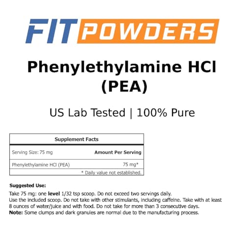 Image of Phenylethylamine Supplement (125 Grams) Phenethylamine HCL Form