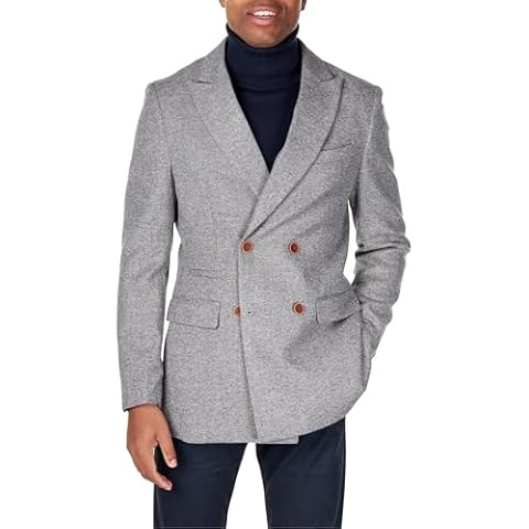 Xposed Men's Retro Tailored Fit Blazer Cover