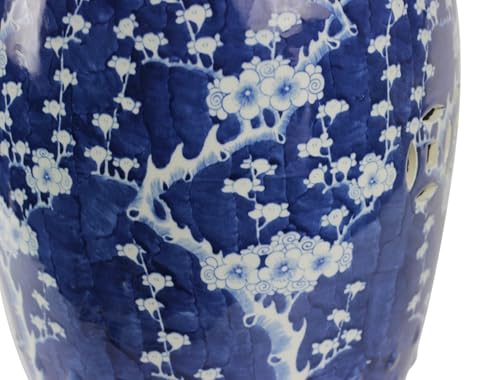 Fine Asianliving Taburete de cerámica, Taburete de jardín de cerámica, Taburete de jardín de Porcelana, Taburete de cerámica Oriental, Taburete de Porcelana China, Taburete de Porcelana asiática Mesa