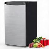 Koioplie Mini Kühlschrank 45L, Leiser Energiesparend 5-Stufige Kühlung