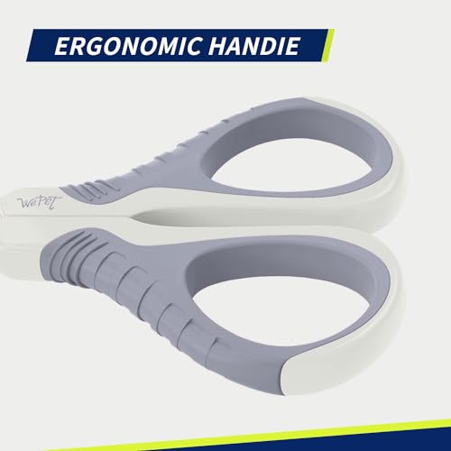 WePet-Pet-Nail-ClippersU071-Professional-Claw-Trimmer-Bended-Scissor-Special-for-Cats-Kittens-Dogs-Puppies-Small-Animals-WhiteGrey