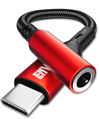 ENVEL Adaptador USB C a Jack 3,5 mm de Auriculares, Cable de Auriculares Tipo C, Compatible con Google Pixel 9 8 7 6, Samsung Galaxy S25 S24 S23 S22 S21, iPhone 16 15 Pro MAX, Huawei, One Plus, Xiaomi