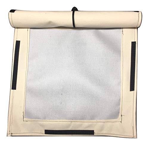 Bear Paw Wilderness Designs Canvas Tent Stove Jack. Square. Includes Canvas rain Cover. (Medium)