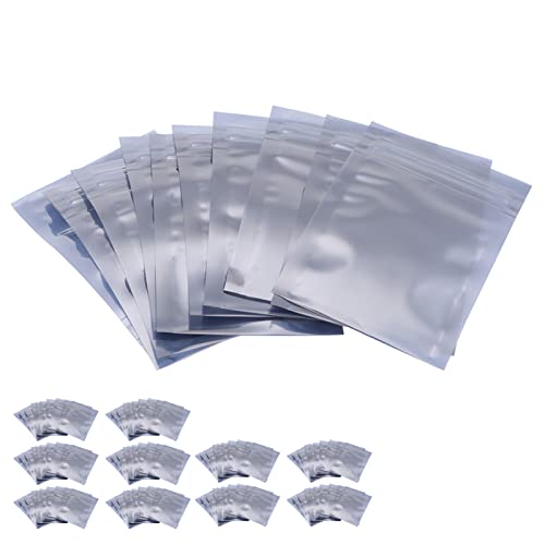 YDuupxe 100 Unids/set Bolsa de Almacenamiento Antiestática, Bolsa Resellable con Sellado Antiestático para Accesorios Electrónicos, 6x9cm/2,36x3,54 Pulgadas