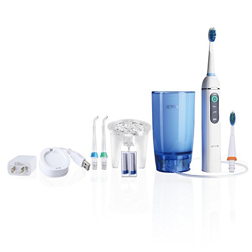 jetpik Home 3 en 1 seda dental eléctrico/Hidropropulsor/cepillo dental sónico para casa