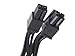 SilverStone Technology Flat Flexible Short Cable Set Designed for SilverStone Modular Power Supplies PP05-E