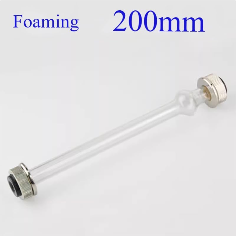 Tubo de ensayo con actuador óptico resistente - Embudo de burbujeo resistente a ácidos y álcalis - Tamaños disponibles: 50/100/200 mm(Foaming 200mm.)