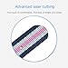 14mm Blue/white/pink Nylon Watch Strap One-piece Ballistic Watch Band Belt Replacement
