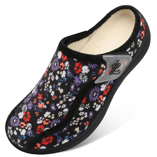 LeIsfIt Extra Wide Slippers