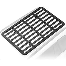 WILDROAD Aluminum Roof Platform, 83" x 52" Universal Flat Roof Rack Heavy Duty Roof Rack Platform with 10 Sets Eye Bolt Nut and T-Screws Anchoring Kit Fits for SUV, Truc