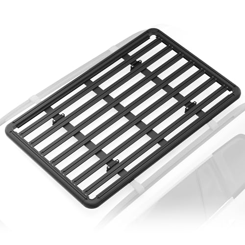 Image of WILDROAD Aluminum Roof Rack Platform 83 inch x 52 inch x 1.9 inch Flat Roof Rack Basket