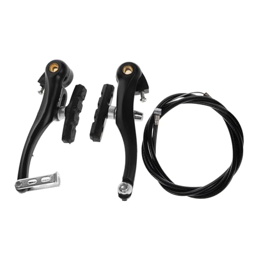 PRETYZOOM 1 Set Road Bike Caliper Brake Bike Brake Kit Brake Caliper for Mountain Bike Bicycle Brakes Bike Brakes Bicycle Replacement Parts Mountain Bike Parts Bicycle Parts Aluminum Black