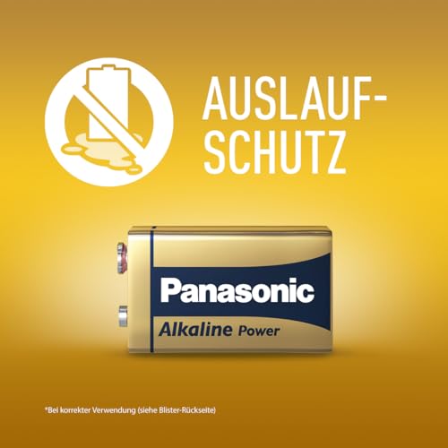 Panasonic 6 LR 61 PAP Alkali Batterie (9V)