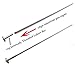 NewkeepsR 316L Surgical Stainless Steel Insertion Pin Ear Taper Stretching Kit for 16g Internally Threaded Piercing Bar
