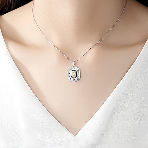 Bijoux fins collier topaze véritable pendentif de mariage luxe - 4