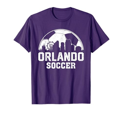 Retro Vintage Orlando Soccer Football Sports Lover T-Shirt