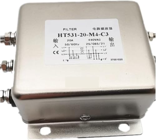 Filtre Ht531-20-M4-C3 performant via alimentation triphasée 380 V et onduleur 20 A