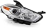 ACANII - For [Halogen w/Chrome Bezel] 2013-2016 Dodge Dart Projector Headlights Headlamps Replacement Passenger Side