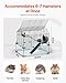 VEVOR Hamster Cage, 360° Viewing Transparent Hamster Habitats, Small Animal Cage, 22.8 x 15 x 21.3 in, Ventilated Pet Mouse Cages with Water Bottle, Portable Hamster House for Rats, Guinea Pigs