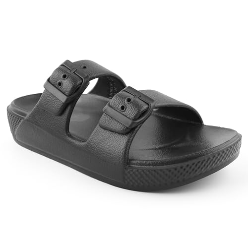 Image of ANNTS Women Black EVA Slipper Sandal | Comfortable| Stylish | Modern Design | Breathable | Slip Resistant | Skin Friendly Material