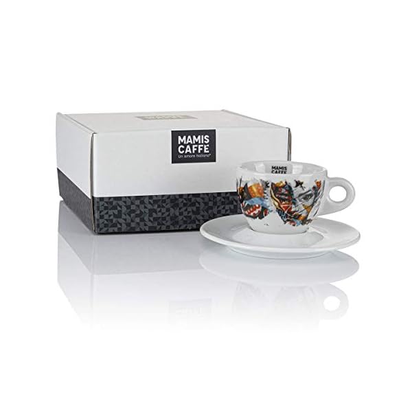 MAMIS CAFFÈ Un amore italiano Cappuccino Porzellantasse mit Motiv weiß 180 ml – Bild 6