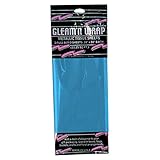Gleam 'N Wrap Metallic Sheets (blue) Party Accessory  (1 count) (3/Pkg)