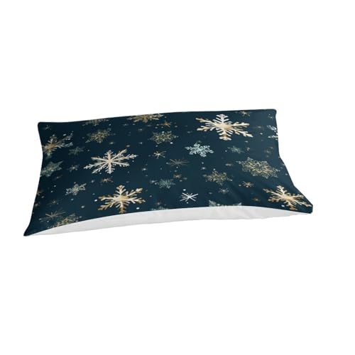 Funda nórdica infantil de copas de nieve 135x200 con fundas de almohada de microfibra suave 6