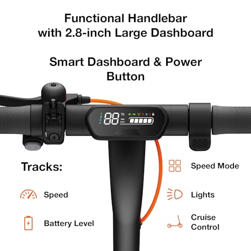Segway Ninebot E2 Pro Electric Kick Scooter - Effortless Commutes w/t 15.5 mph Max Speed, 25-Mile Range, Power by 350W Motor, Cruise Mode, UL-2272 Certified - Thumbnail 5