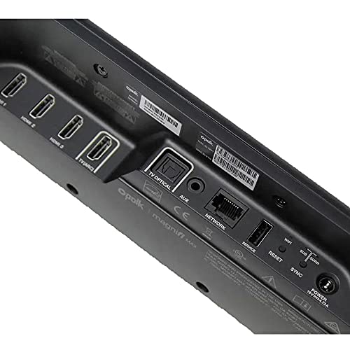 Polk-Audio-MagniFi-Max-Home-Theater-Sound-Bar-with-51-Dolby-Digital-Experience-Works-with-4K-HD-TVs-HDMI-Optical-Cables-Wireless-Subwoofer-Included-Black