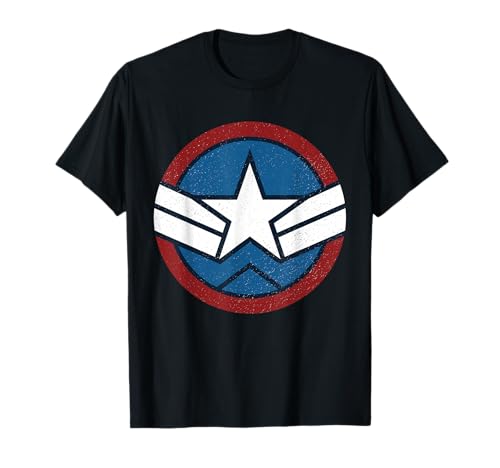 Marvel Captain America: Brave New World Distressed Star Logo T-Shirt